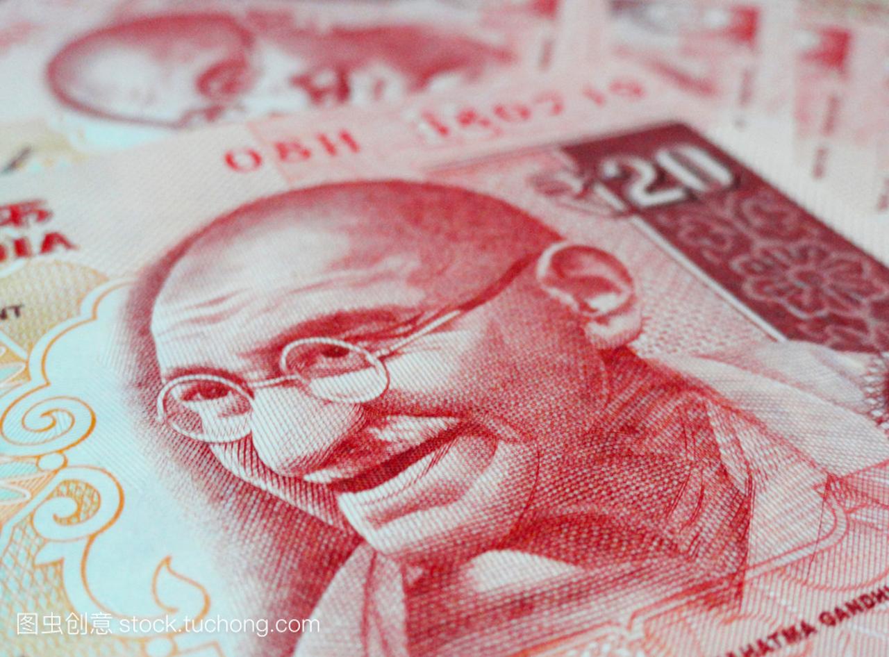 印度10000元纸币图片 印度900元纸币图片