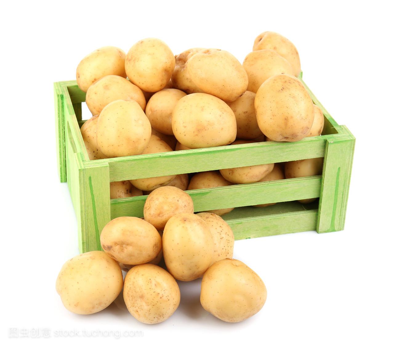 在木桌上丸子孤立新土豆短头发白色头扎好看吗图片
