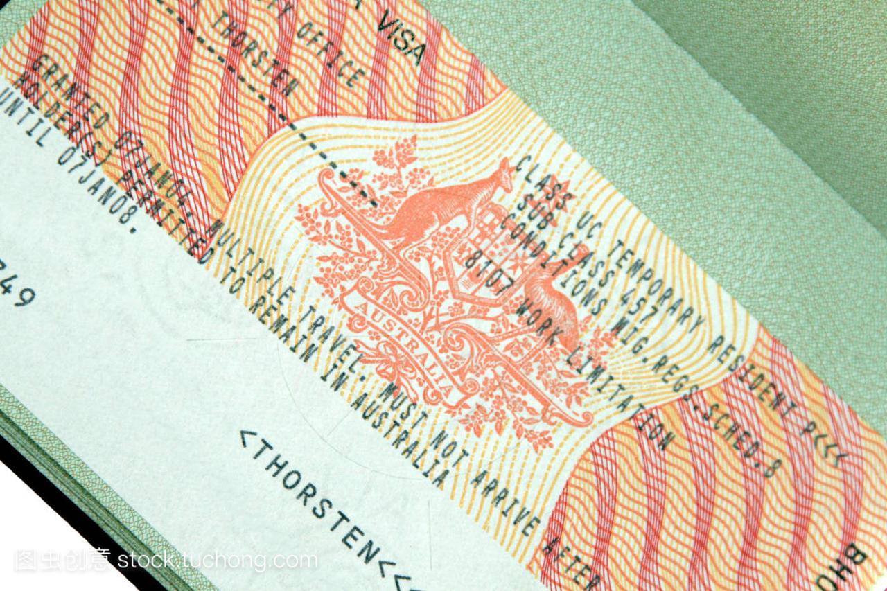 澳大利亚,Australia,护照,passport,页,Page,boo