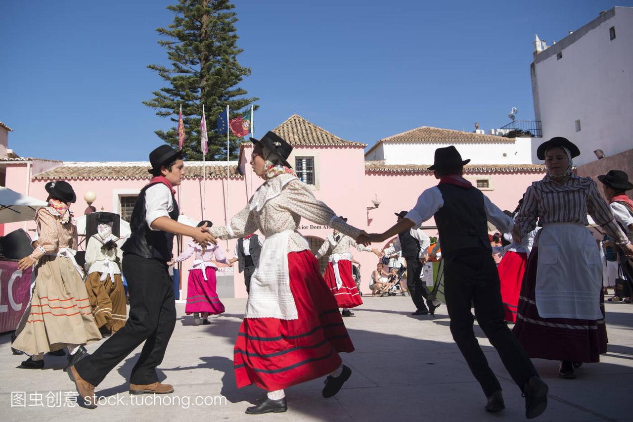 欧洲葡萄牙阿尔加维·卢尔传统舞蹈