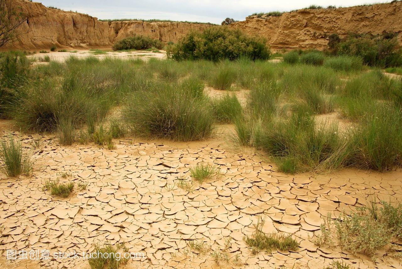 wadi或rambla是干旱气候的间歇性河流。这张