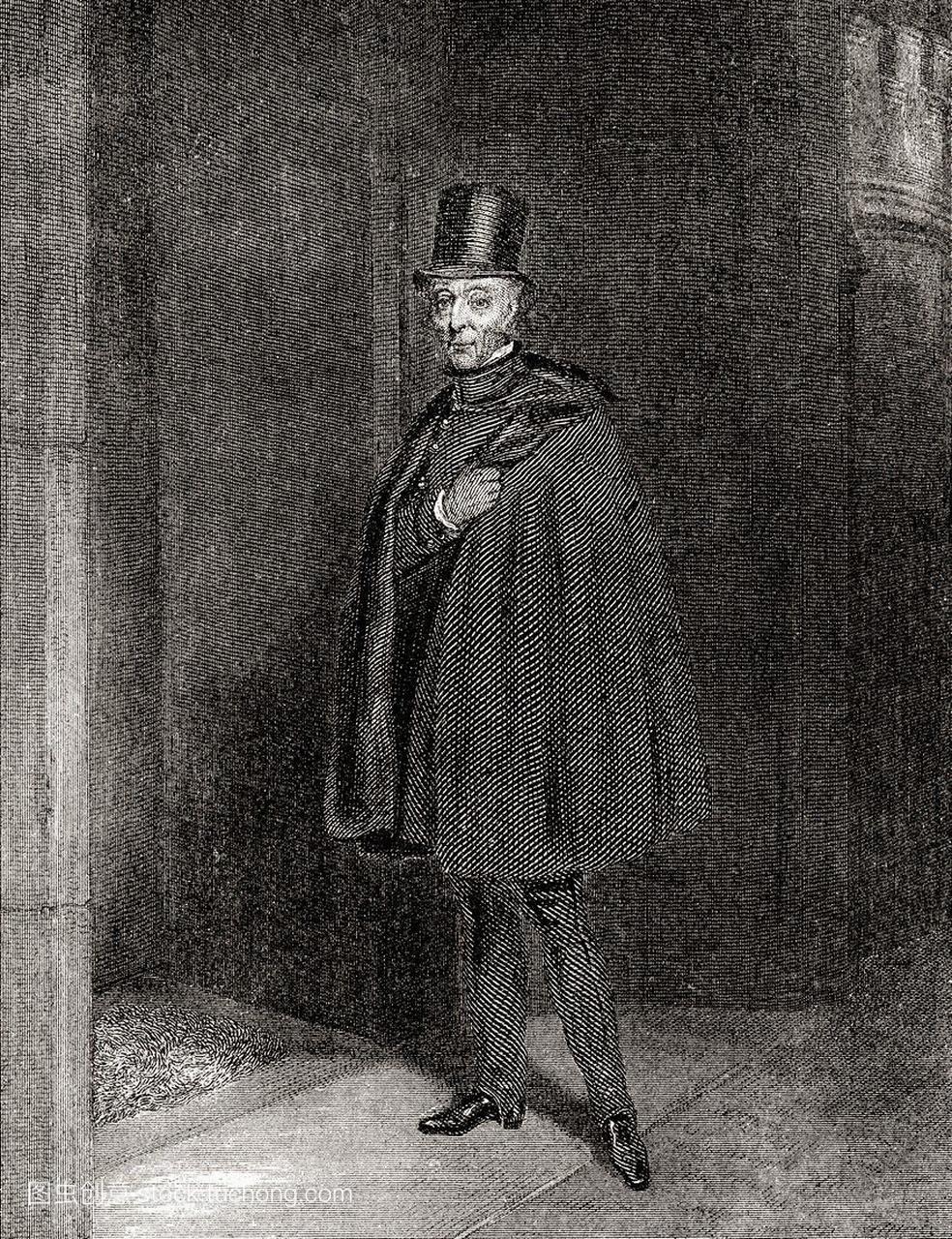 亚瑟·韦尔斯利,惠灵顿公爵,1769-1852。英国