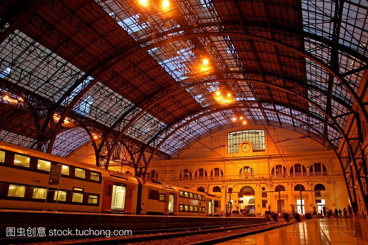 法国火车站,巴塞罗那,加泰罗尼亚,西班牙