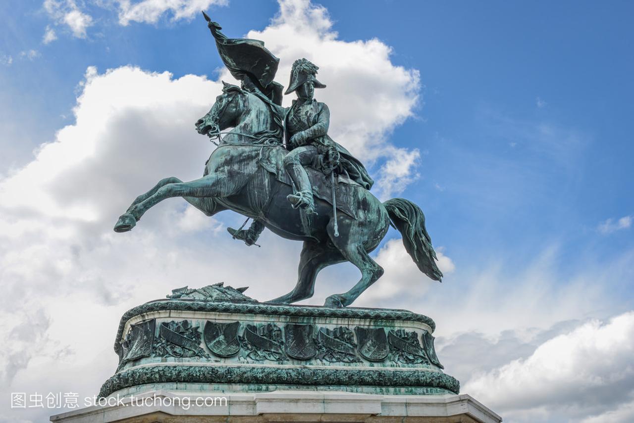 大公查理的奥地利,公爵的弹丸之地的雕像