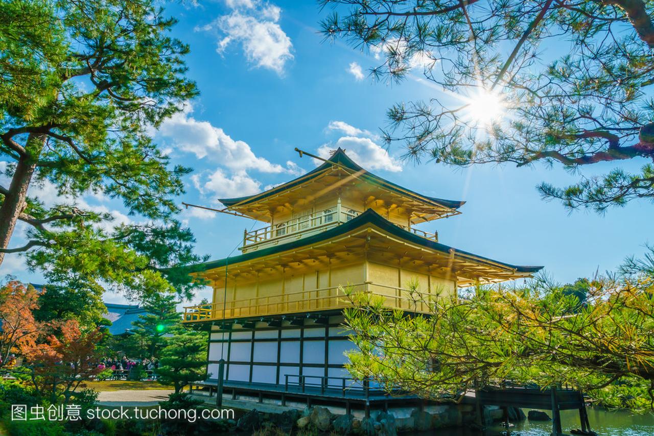 '金阁'在日本京都的金阁寺