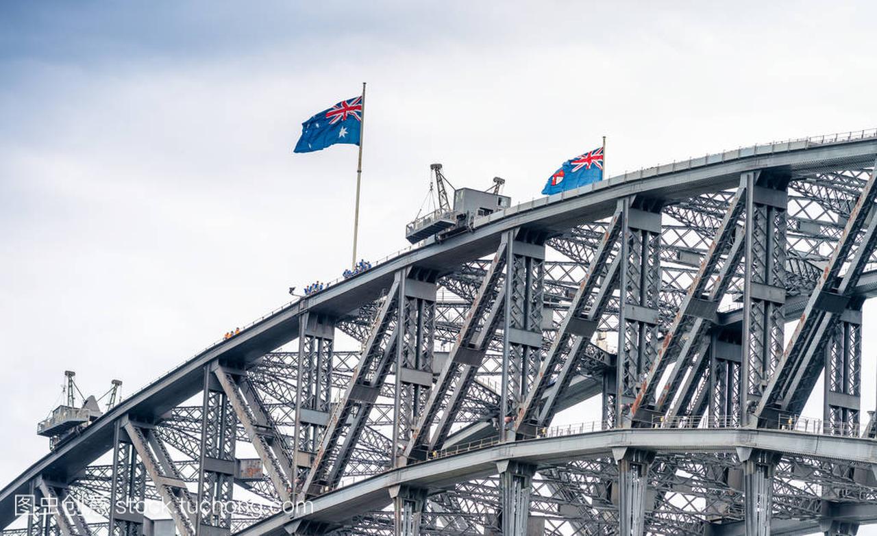 金属结构的澳大利亚新南威尔士州-悉尼港湾大