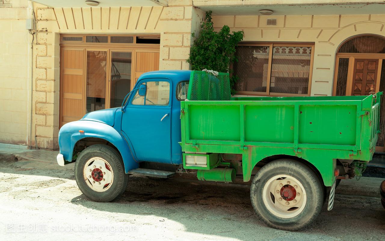 Old color Truck