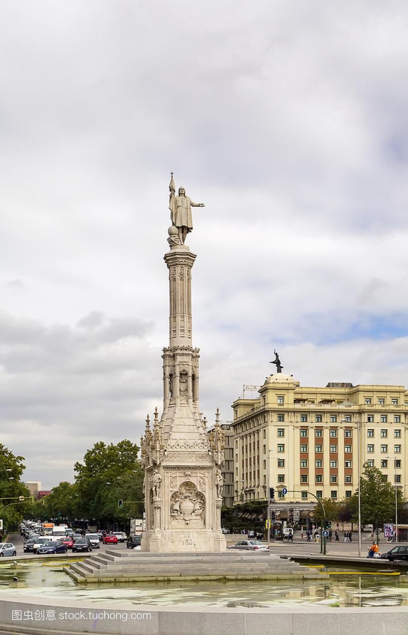 克里斯托弗 · 哥伦布,马德里的纪念碑