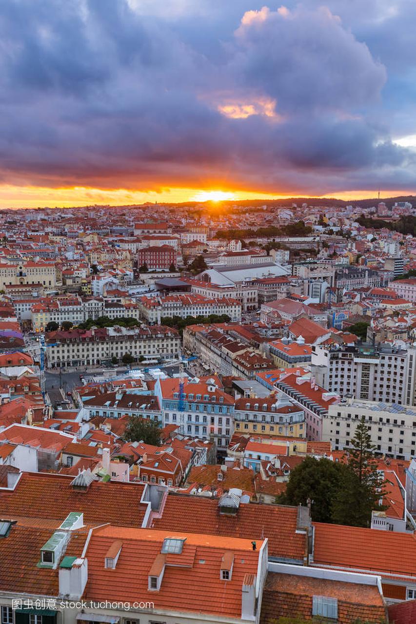 里斯本葡萄牙城市景观