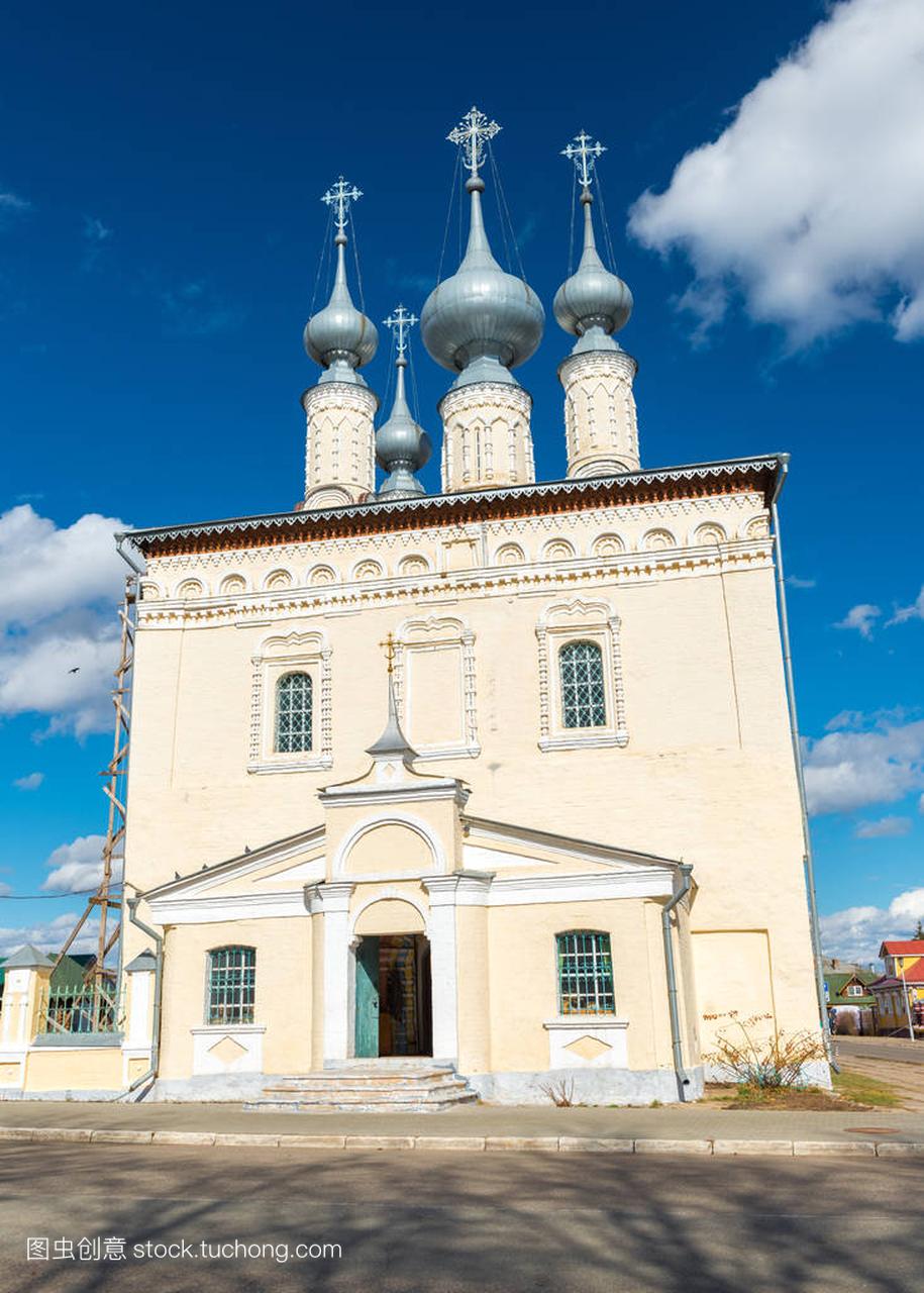 苏兹达尔-2017 年 4 月,俄罗斯: 老教堂苏兹达尔