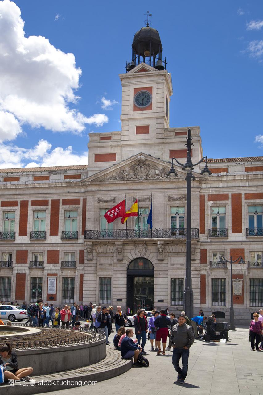 马德里,西班牙-2014 年 5 月 28 日: 马德里市中