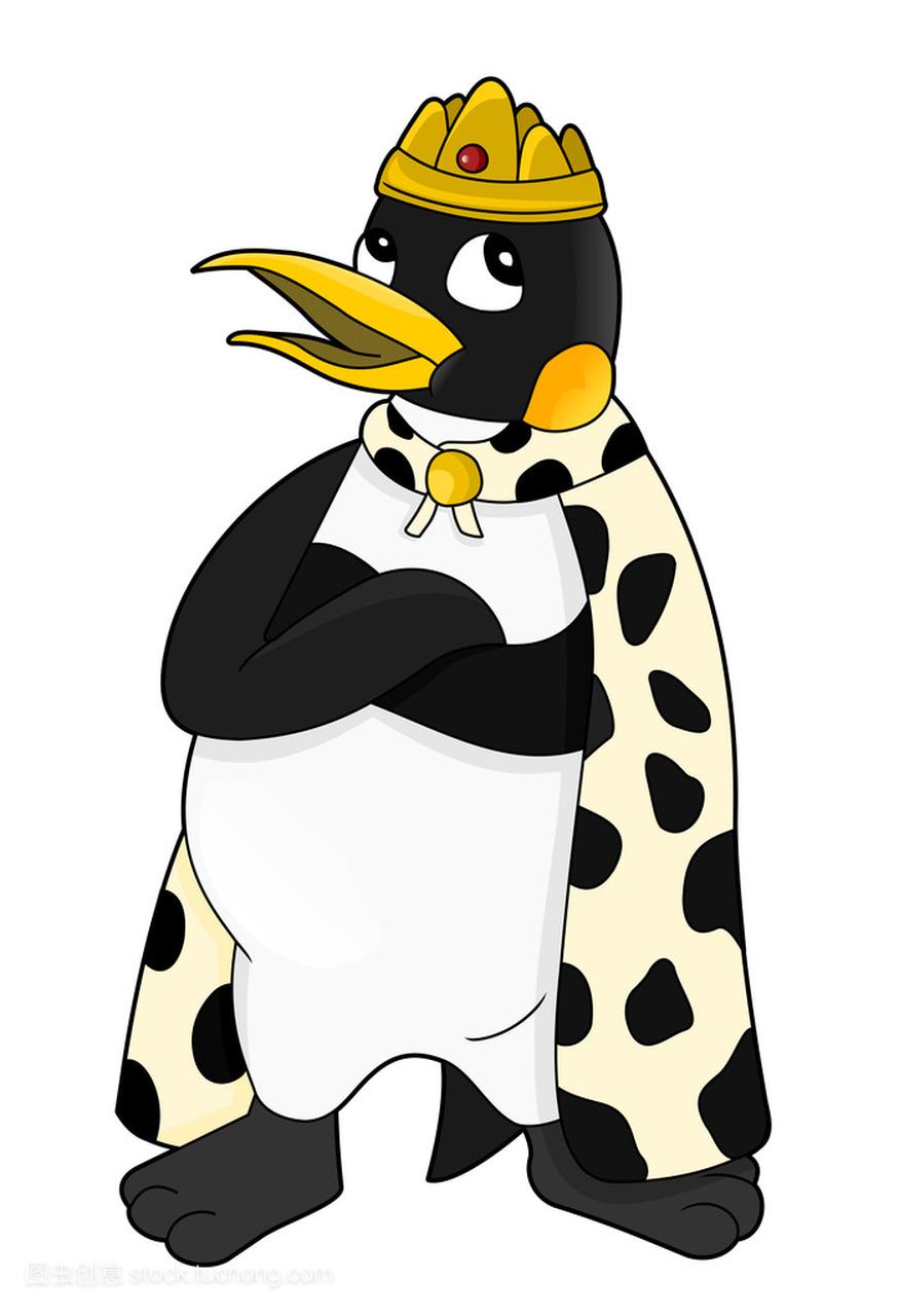 可爱回力卡通企鹅