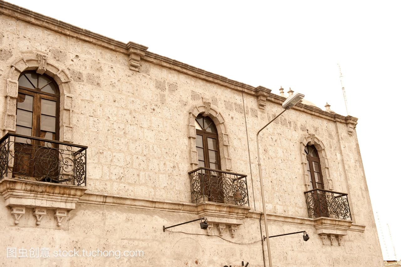 Peruvian architecture view