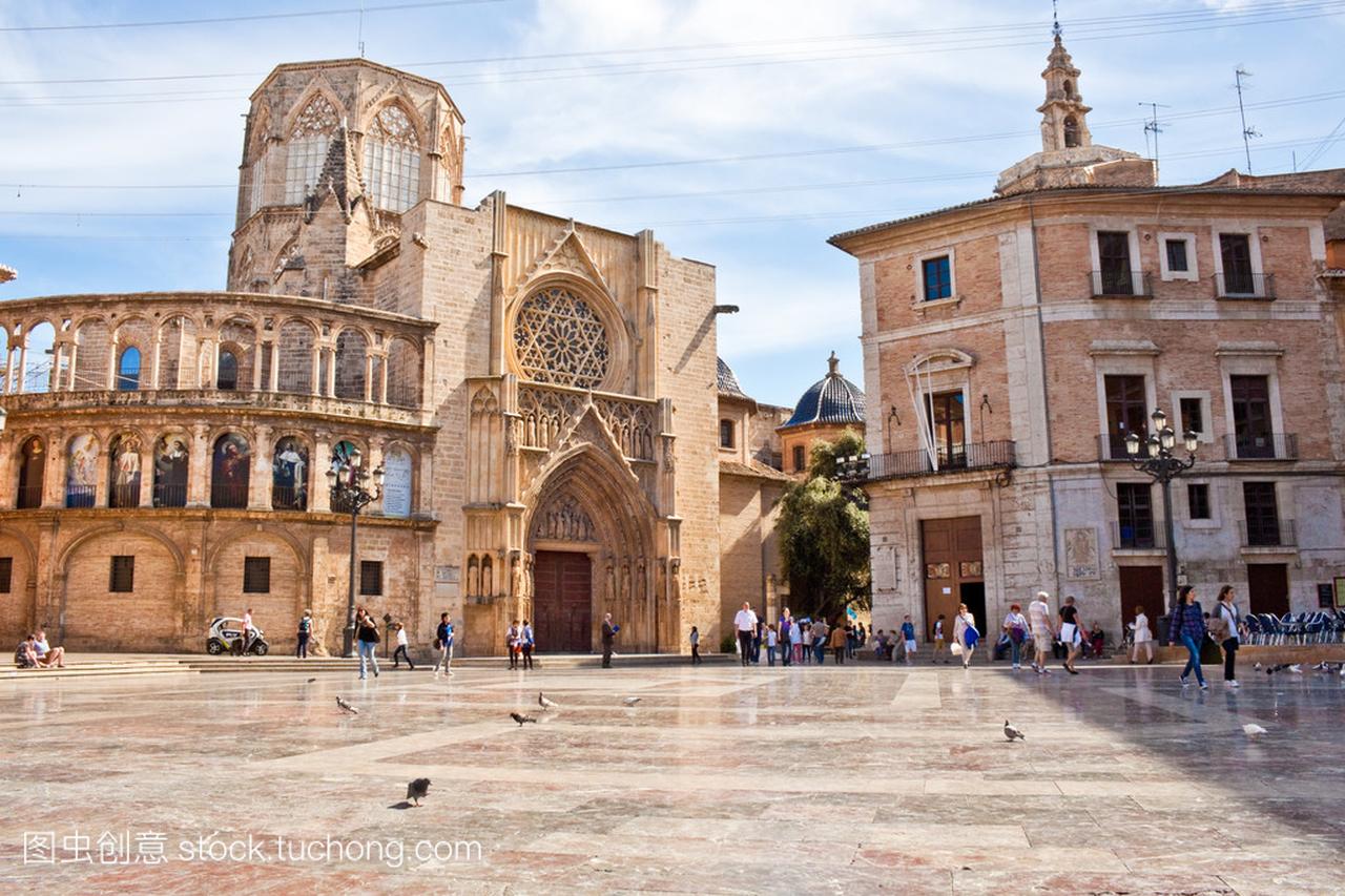 处女广场和瓦伦西亚,西班牙瓦伦西亚大教堂