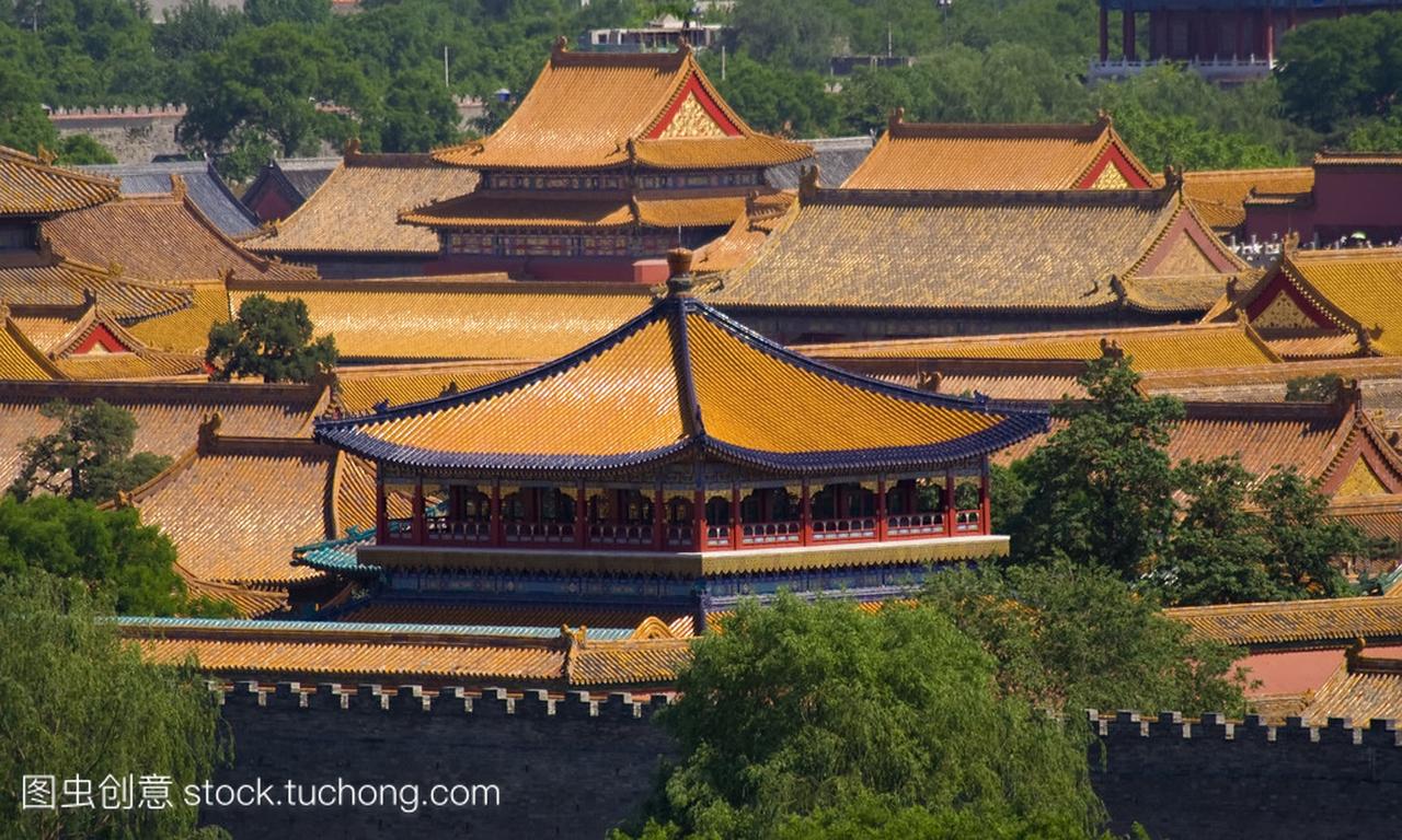 紫禁城,皇帝的宫殿,北京中国