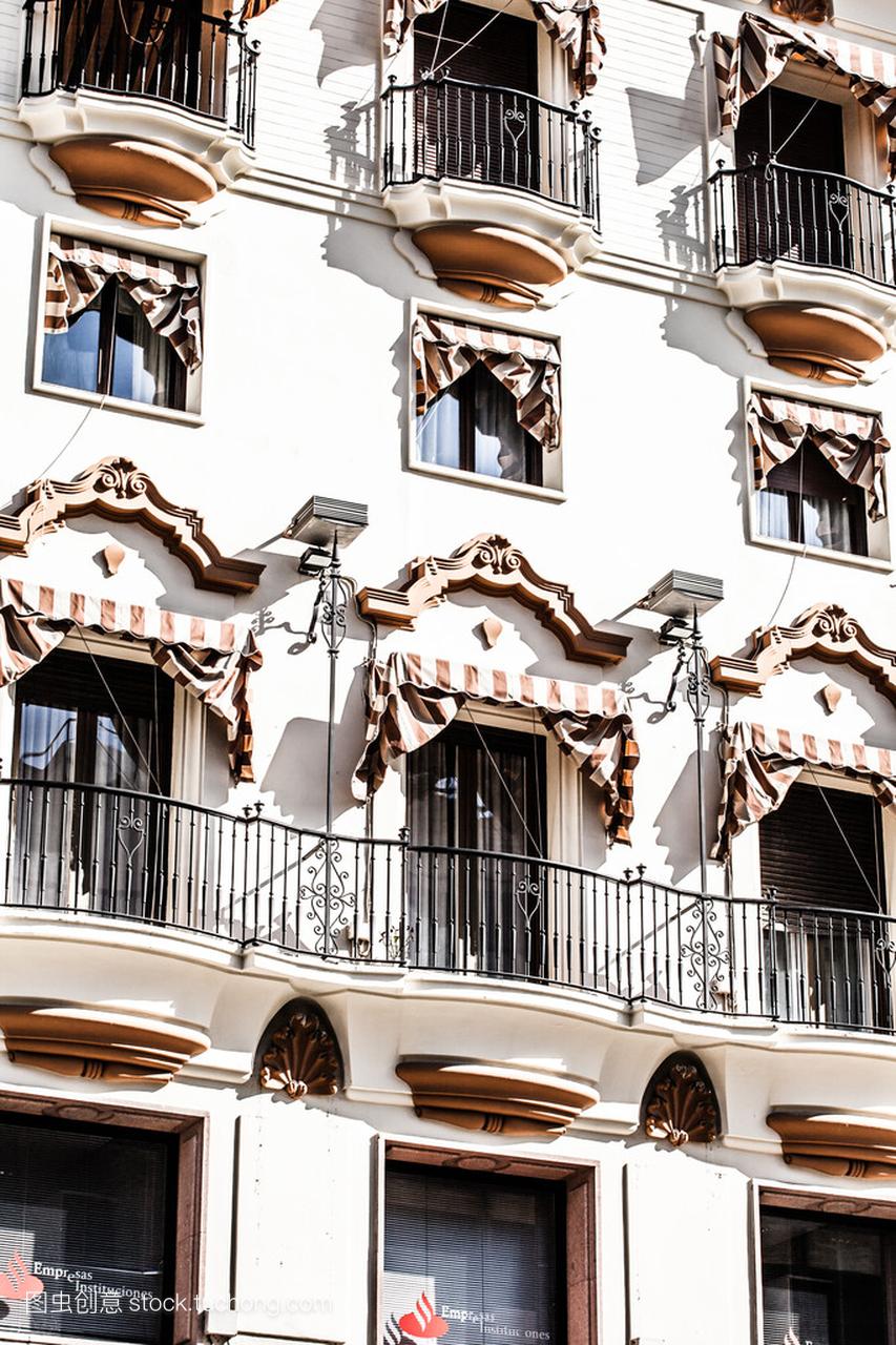在西班牙著名城市科尔多瓦在老建筑
