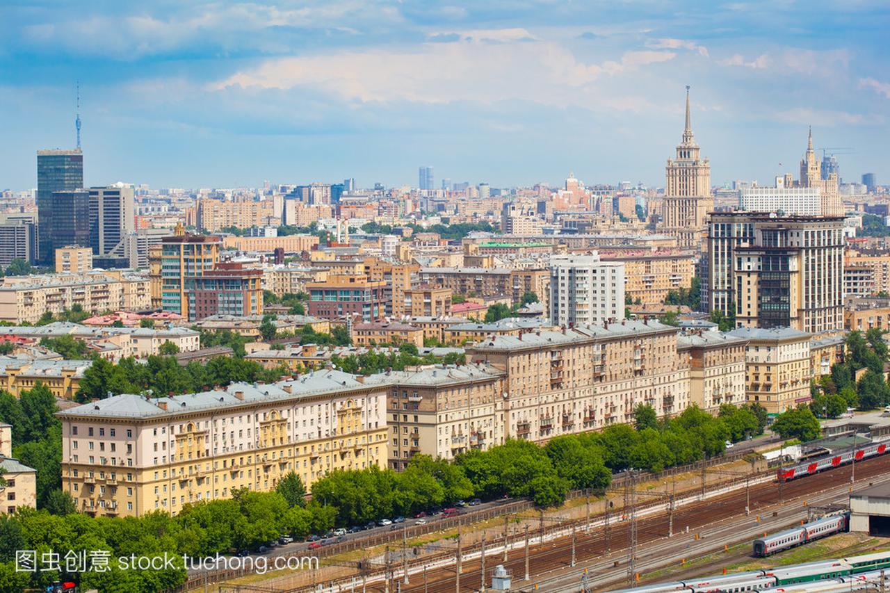 莫斯科 - - 城市景观、 城市的历史的一部分
