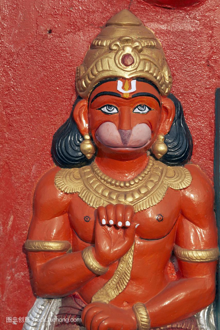 印度教猴神的雕像