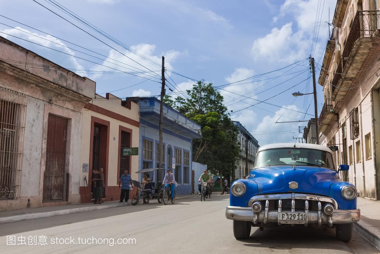 哈瓦那,古巴-2016 年 9 月 5 日︰ 美国的蓝色经