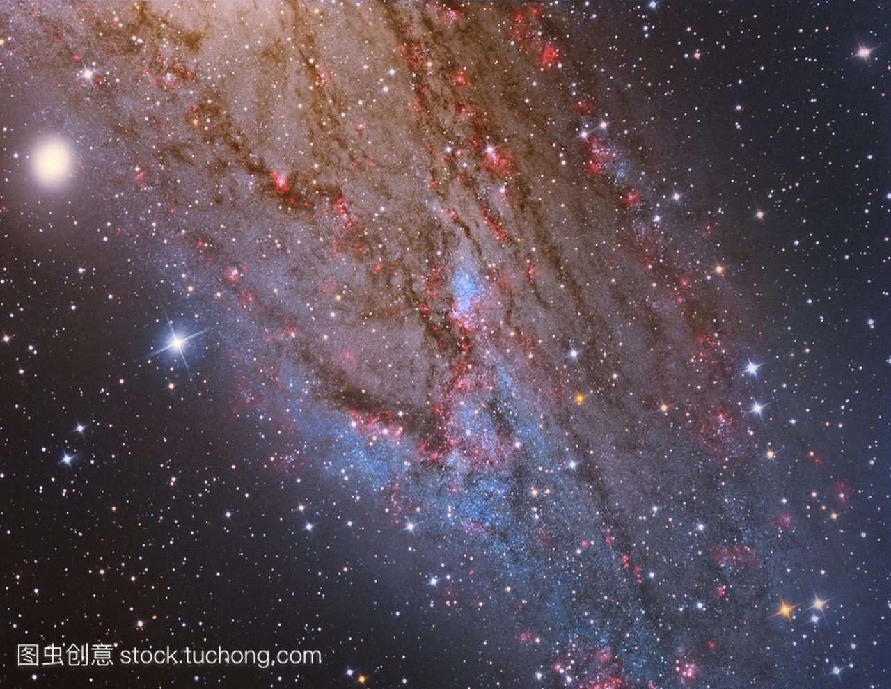 M31 仙女座星系特写