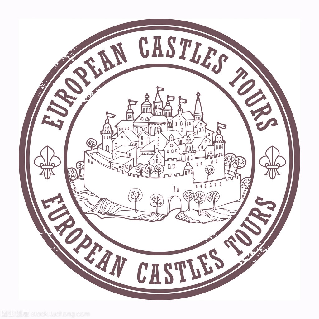 欧洲城堡旅行团邮票