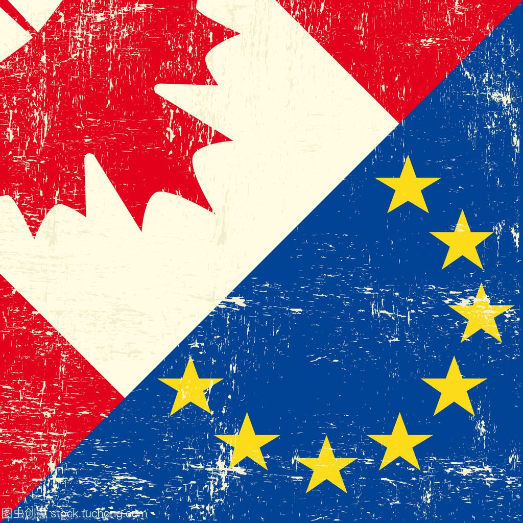 加拿大和欧洲的 grunge 旗