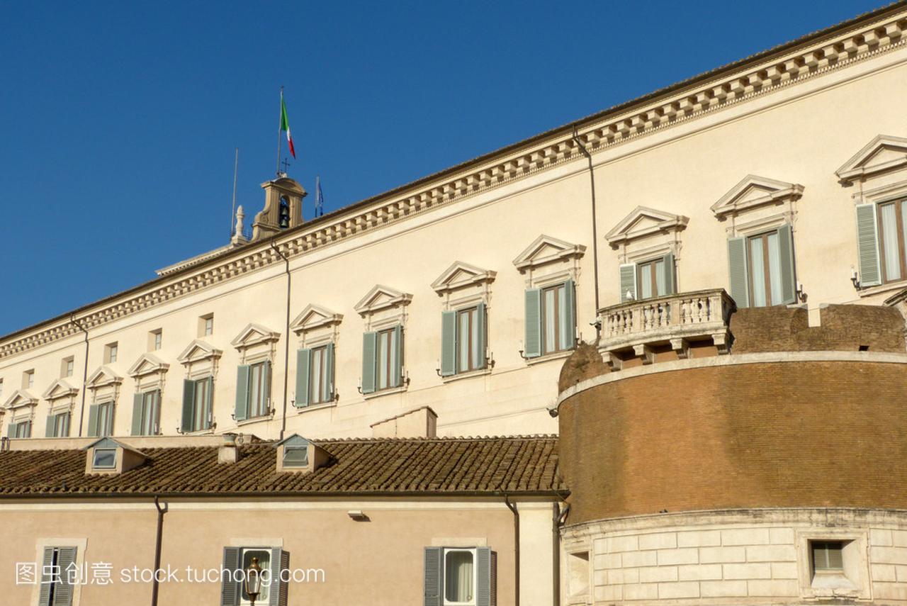 视图的奎里纳尔宫-罗马-意大利