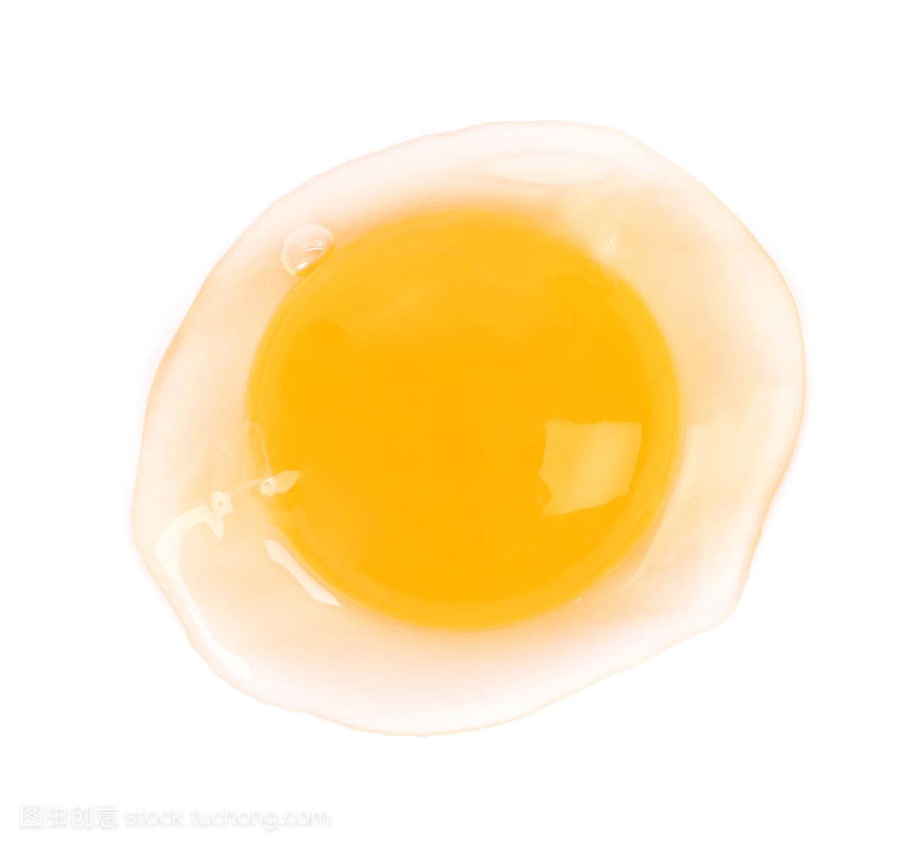 用白色的鸡蛋蛋黄关闭