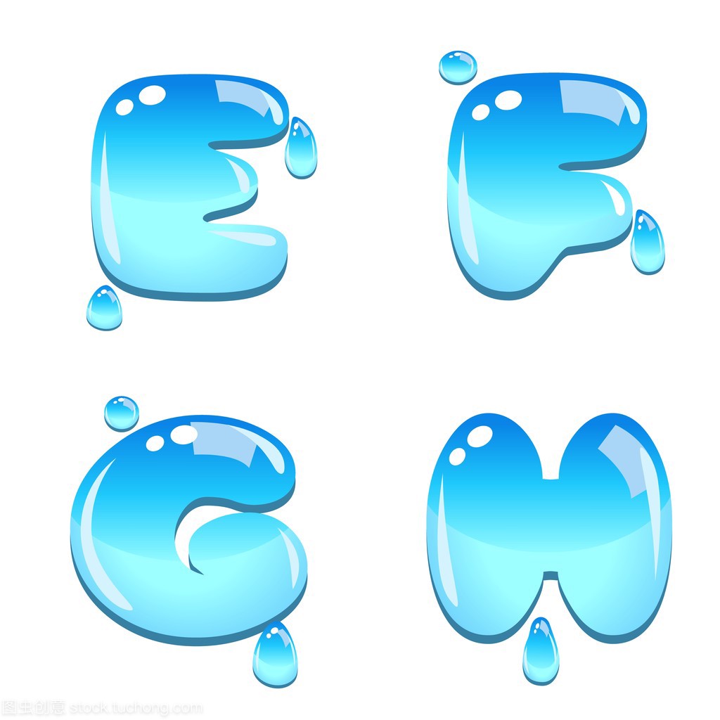 水珠字体类型