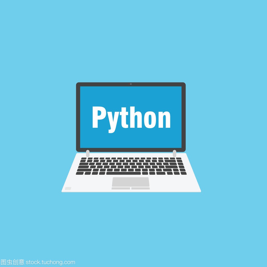 用于编程的灰色笔记本电脑。Python 语言