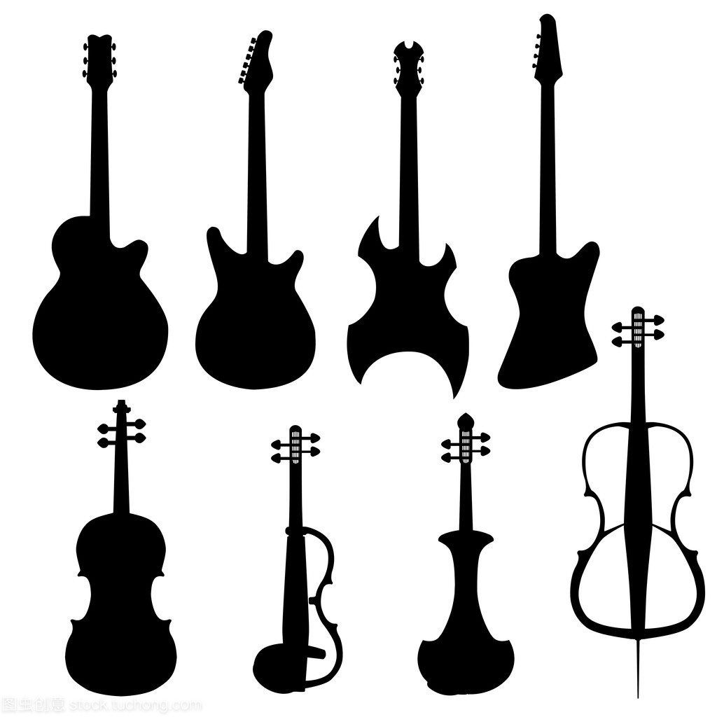 弦乐器组。电子大提琴演奏,低音吉他电
