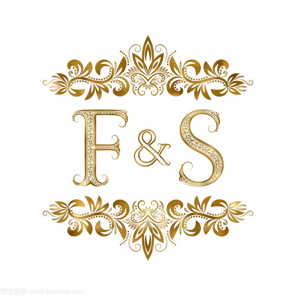 F 和 S 老式英文缩写标志符号。这些信件被包