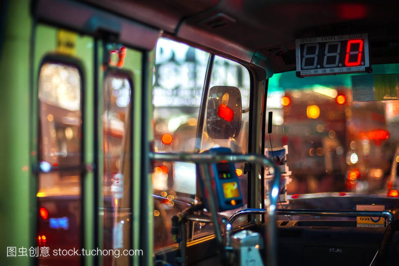 香港公共小型巴士的内部