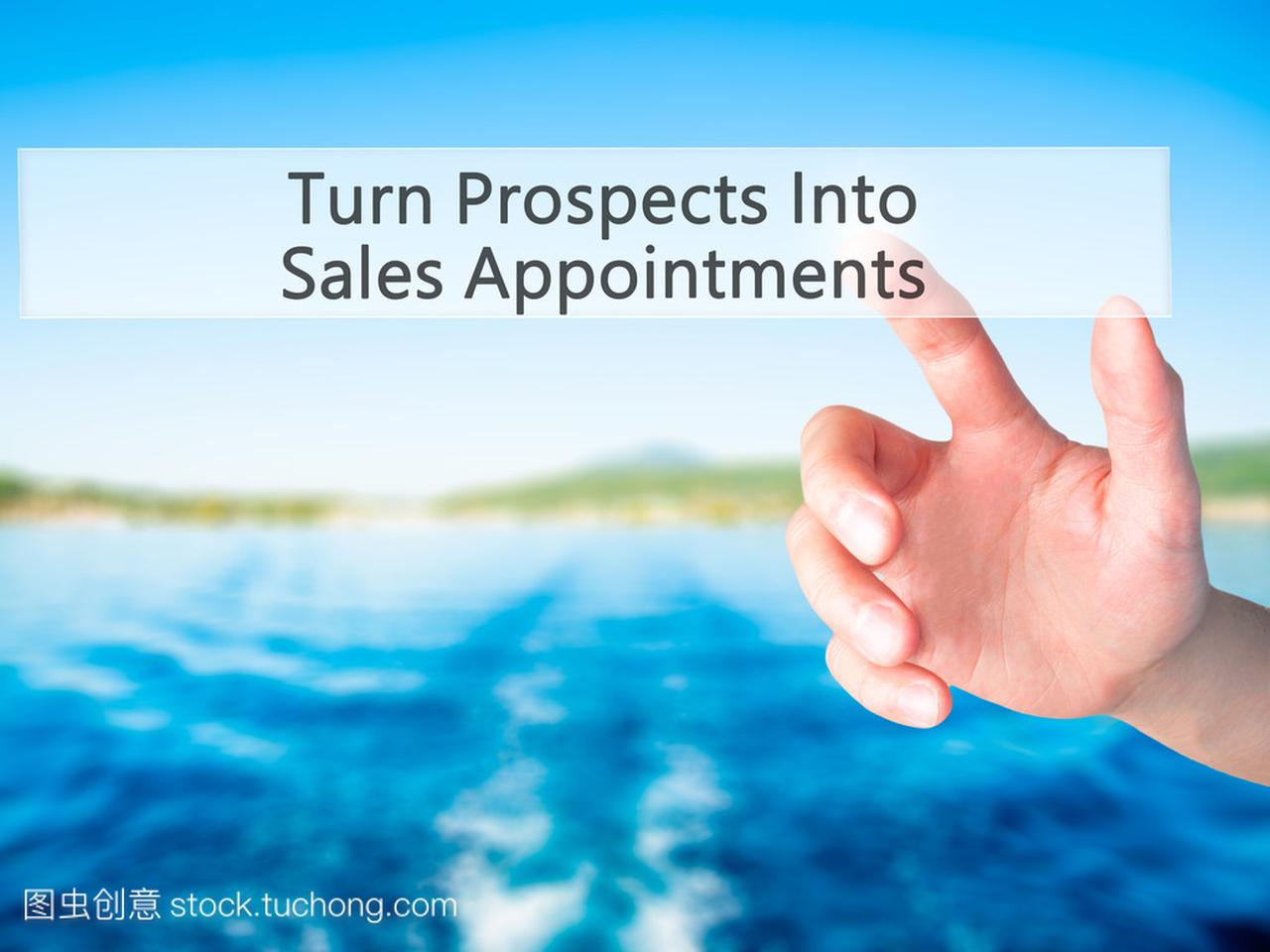 Turn Prospects Into Sales Appointments - Hand