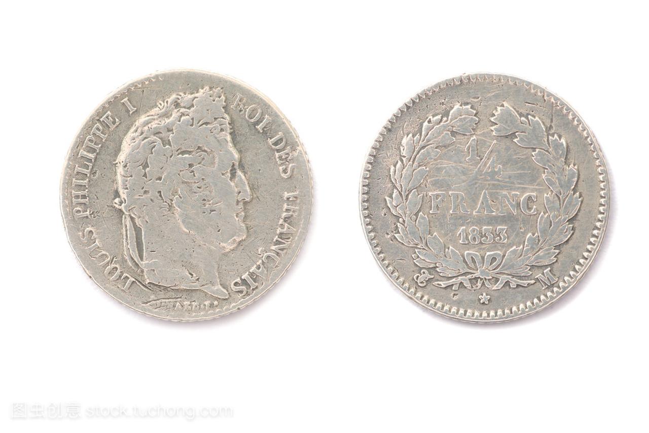 老法国银币路易 · 菲利普 19 世纪