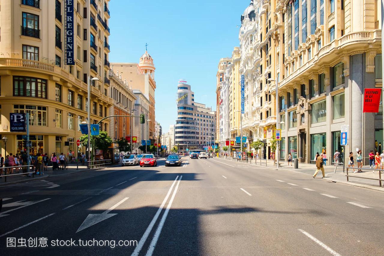 Gran Via 马德里最著名地区之一