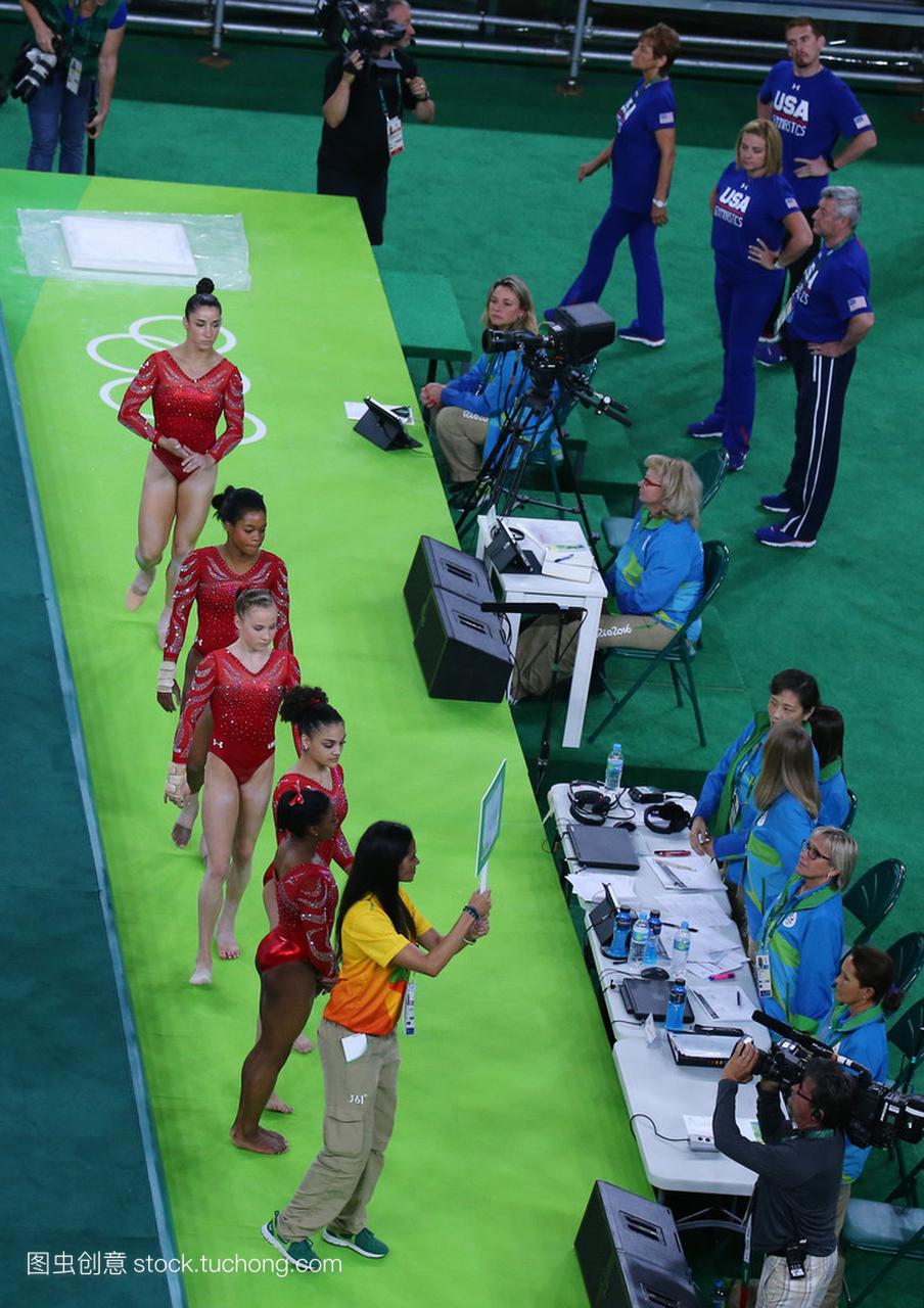 里约奥运竞技场里约 2016 年奥运会艺术体操培