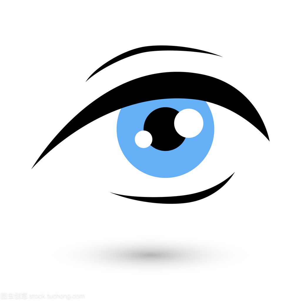 女人眼睛标志美符号