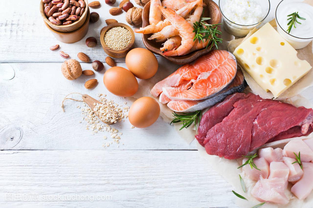 健康的蛋白质来源和健身食品的分类