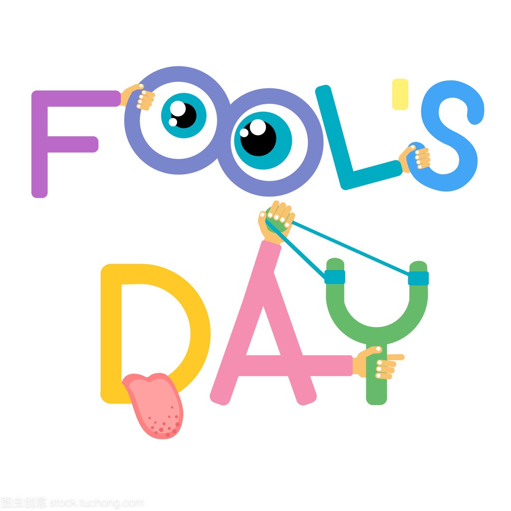Fool Day April Holiday Greeting Card 