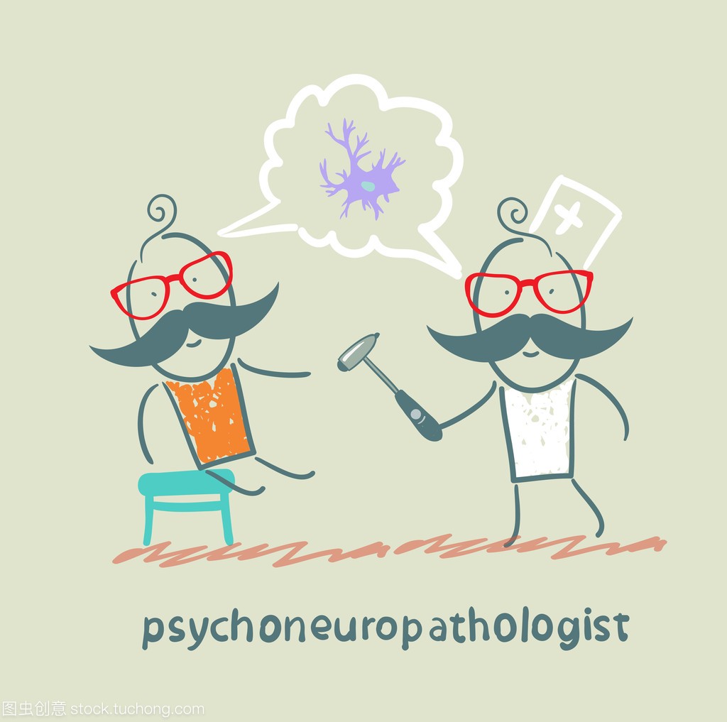 Psychoneuropathologist 检查病人的神经和谈论