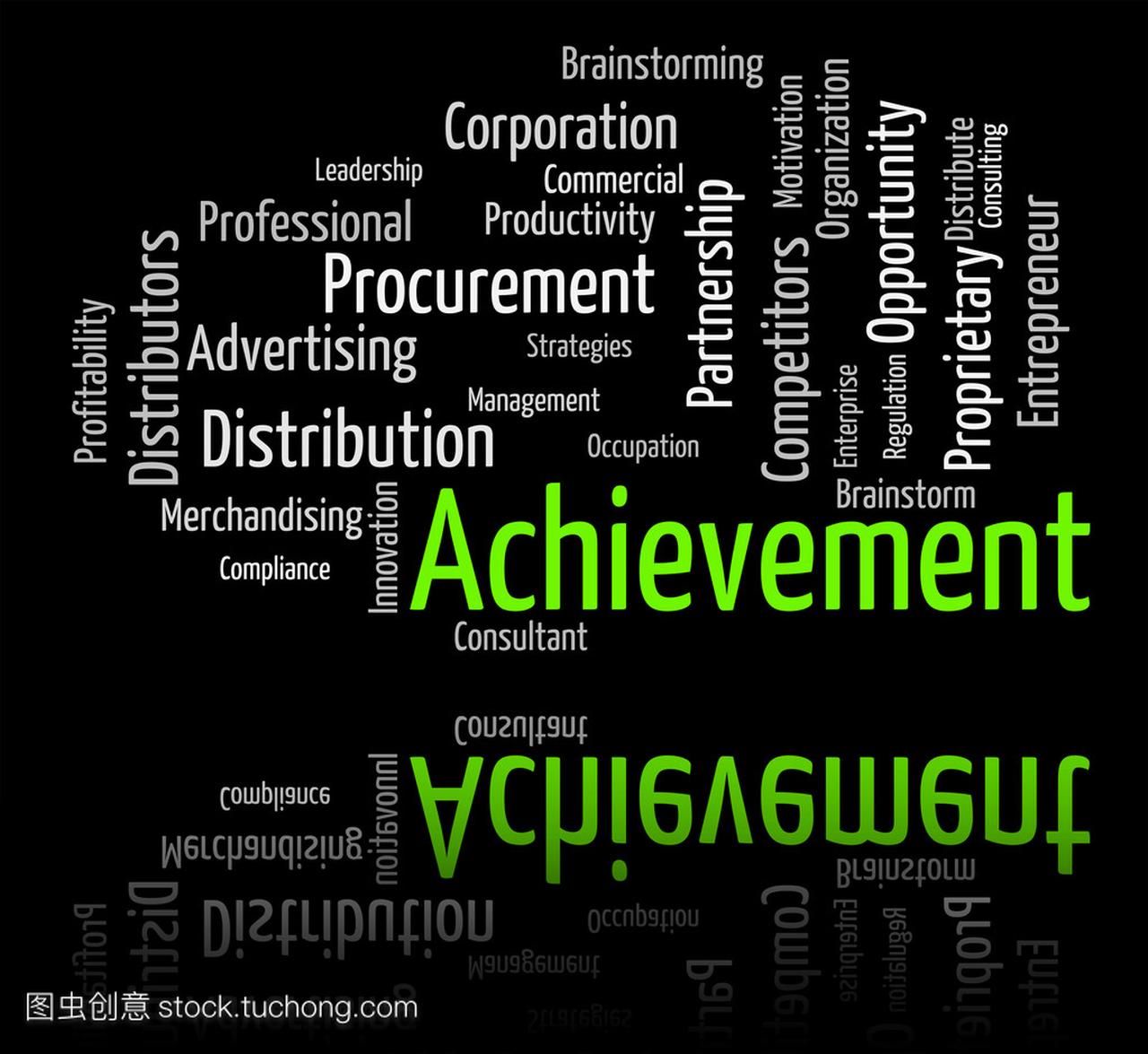 Achievement Word Represents Attainment 