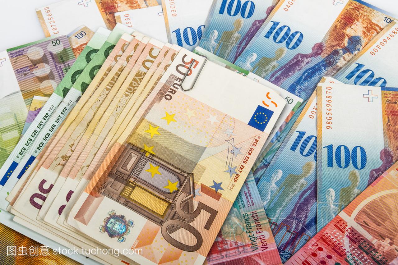 瑞士和欧盟银行纸币