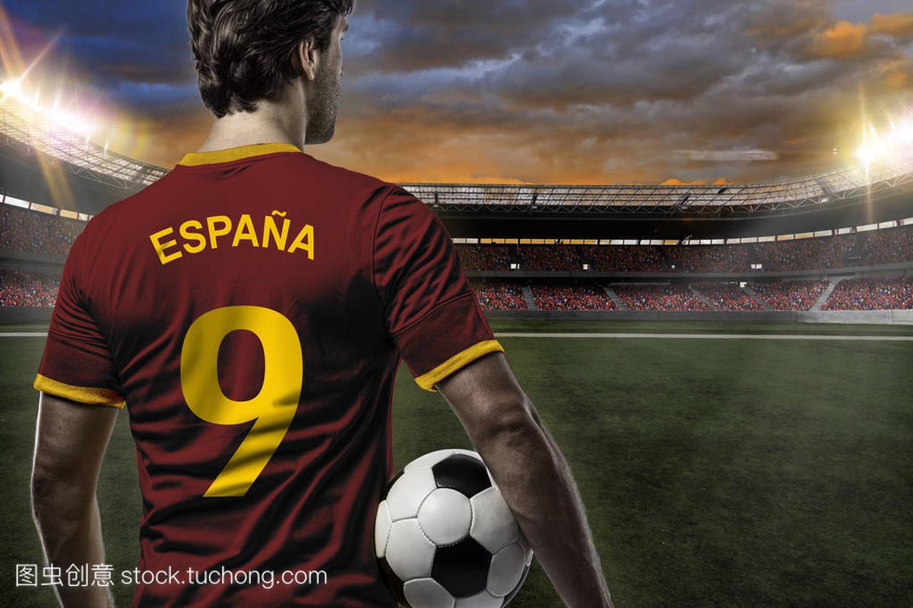 西班牙的足球运动员