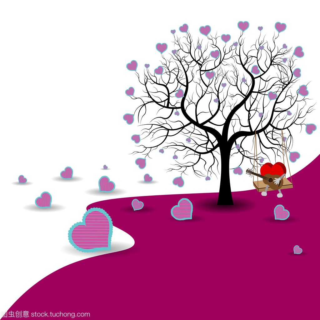 爱情树上紫色