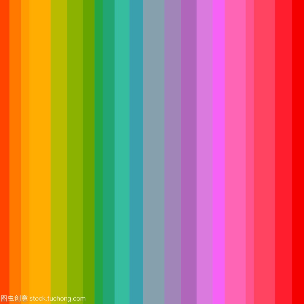 彩虹条纹图案