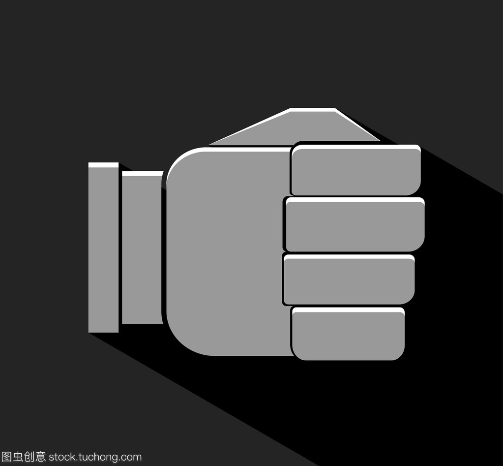 Human compressed hand icon