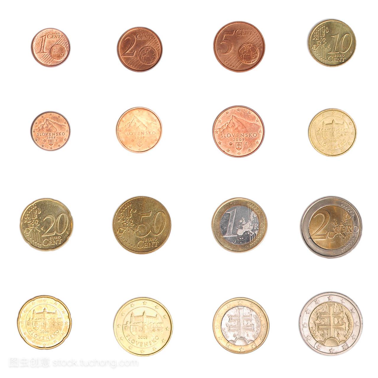 欧元硬币-斯洛伐克