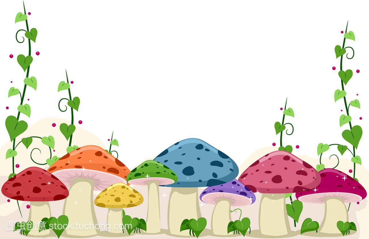 蘑菇背景