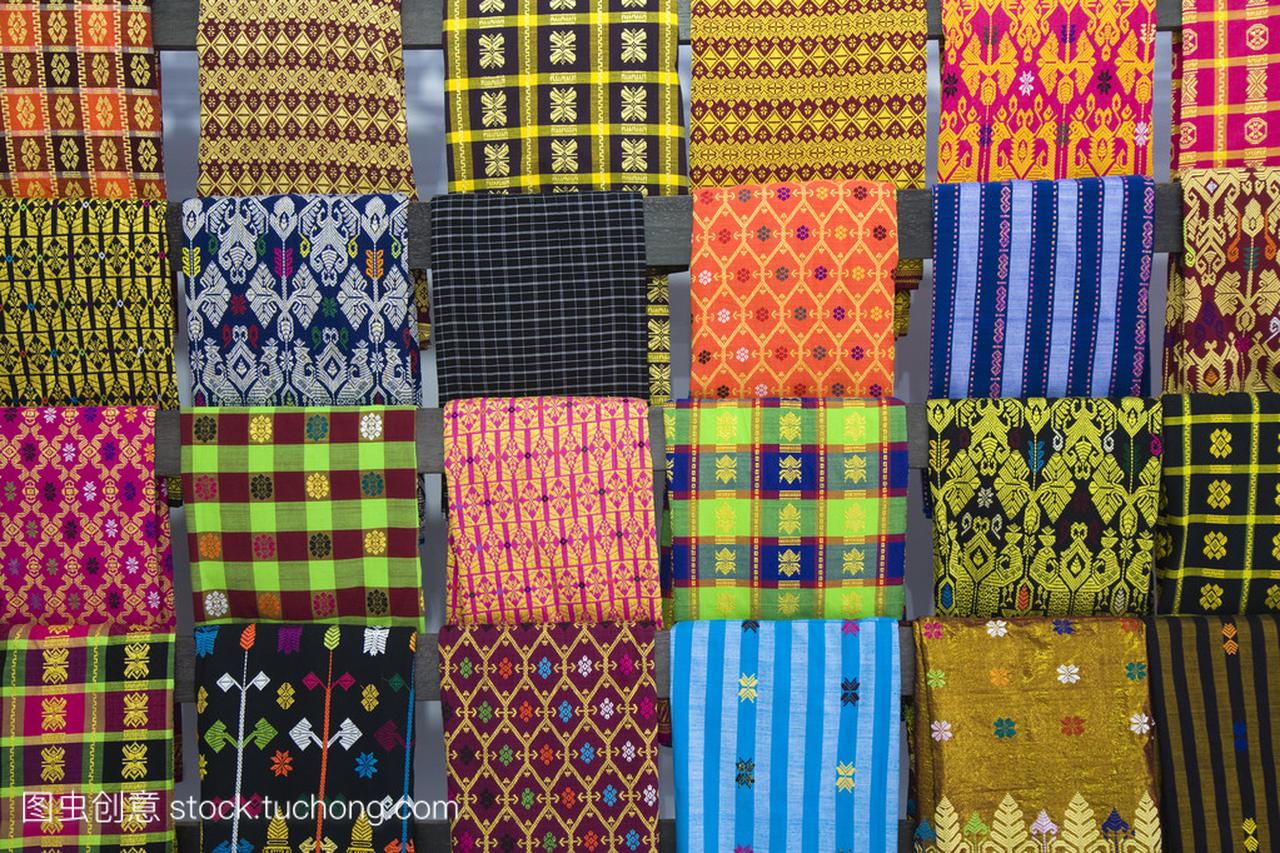 传统纺织的龙目岛,印度尼西亚